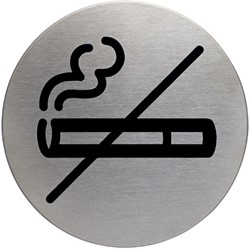 Infobord pictogram Durable niet roken rond 83mm 1 Stuk
