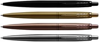 Balpen Parker Jotter XL Monochrome stainless steel M blister à 1 stuk-3