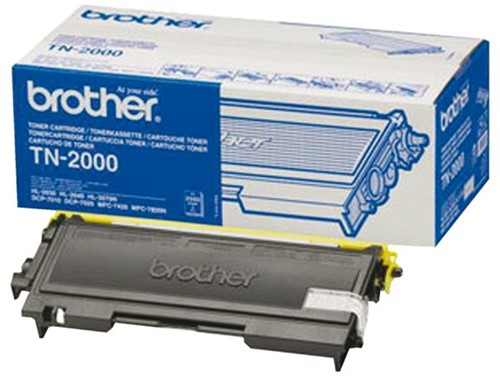 TONERCARTRIDGE BROTHER TN-2000 2.5K ZWART 1 STUK