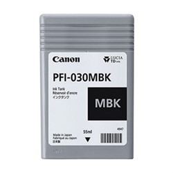 INKCARTRIDGE CANON PFI-030MBK MAT ZWART  1 STUK