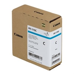 INKTCARTRIDGE CANON PFI-110C BLAUW 1 Stuk