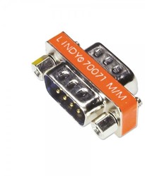 LINDY 9-PIN D GENDER CHANGER MALE/MALE
