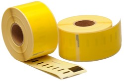 DYMO 99012 / S0722400 COMPATIBLE LABELS 89MM X 36MM PERMANENT GEEL 1 ROL à 260 ETIKETTEN
