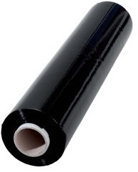 PALLETREKFOLIE 500MM X 300M ZWART DOOS Á 6ROL