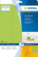 ETIKET HERMA 5143 ETIKET NEONGROEN 63,5X29,6MM  1 PAK