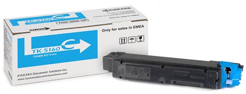 TONERCARTRIDGE KYOCERA TK5160C CYAAN 12K 1 STUK