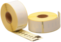 DYMO 99010 / S0722370 COMPATIBLE LABELS 89MM x 28MM PERMANENT WIT 1 ROL à 130 ETIKETTEN