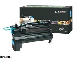 TONERCARTRIDGE LEXMARK C792X1CG (C792) CYAAN HOGE CAPACITEIT 1 STUK