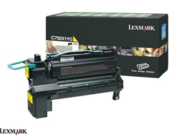 TONERCARTRIDGE LEXMARK C792X1YG (C792) GEEL HOGE CAPACITEIT 1 STUK