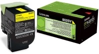TONERCARTRIDGE LEXMARK 802SY (80C2SY0) YELLOW 1 STUK