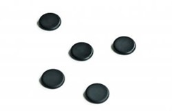 GLASSBOARD MAGNEET ZWART 30 MM Set á 5 stuks