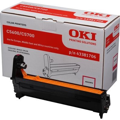 DRUM OKI 43381706 (C5700) 20K ROOD 1 STUK