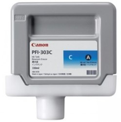 INKCARTRIDGE CANON PFI-303C CYAAN  1 STUK