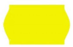PRIJSETIKET 16 X 26MM FLUOR GEEL ROL Á 1.000 ETIKETTEN