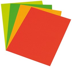 ETIKETTEN FLUOR GEEL A4 1.000VEL DOOS Á 1.000 VEL