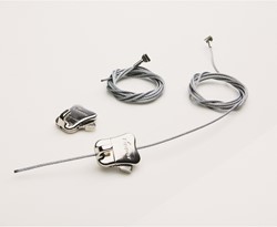 Schilderijophangset Staalkabel (wand/plafondrail)