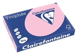KOPIEERPAPIER CLAIREFONTAINE TROPHEE A3 80GR. ROZE PAK à 500