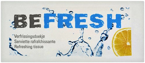 Verfrissingsdoekje van Oordt BeFresh citroen 240 Stuk-6