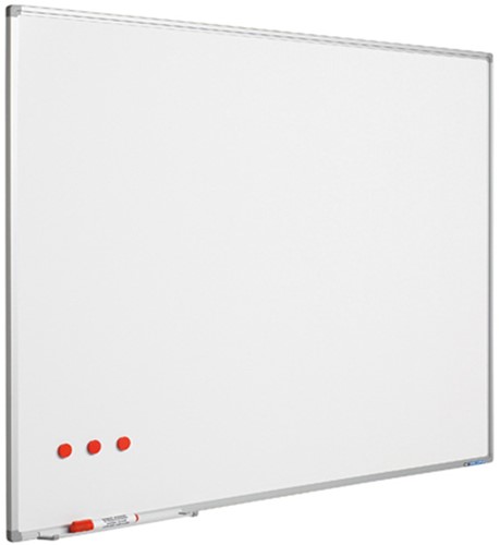 WHITEBOARD SOFTLINE PROFIEL 8MM EMAILSTAAL 150 X 200CM WIT 1 STUK